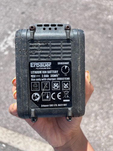 Erbauer ext 18v 0ah ion - 2.0ah, li-ion