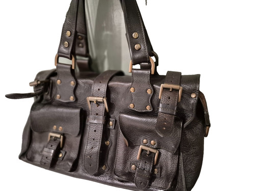 Mulberry roxanne satchel brown - satchel,