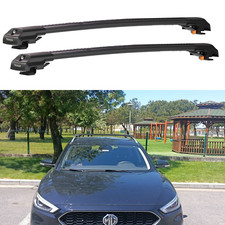 MITSUBISHI SHOGUN BLACK LOCKABLE CROSS BARS ROOF BAR RACK 80 KG LOADING 2006+