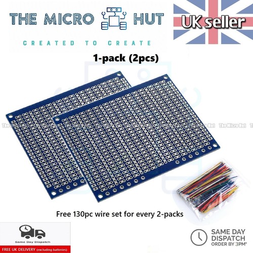 Prototyping pcb pack - prototyping, (2pcs)