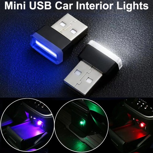 Color mini usb led car - car, light