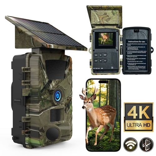 60mp solar wifi bluetooth - 4k,