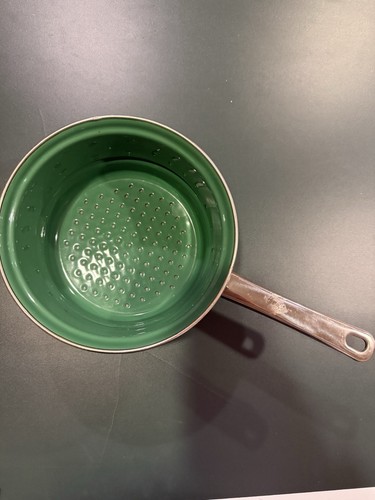 Vintage green enamel handled - vintage,