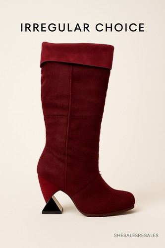 Irregular choice burgundy - irregular,
