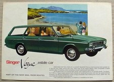 SINGER VOGUE ESTATE Car Sales Brochure 1967 #8021/H