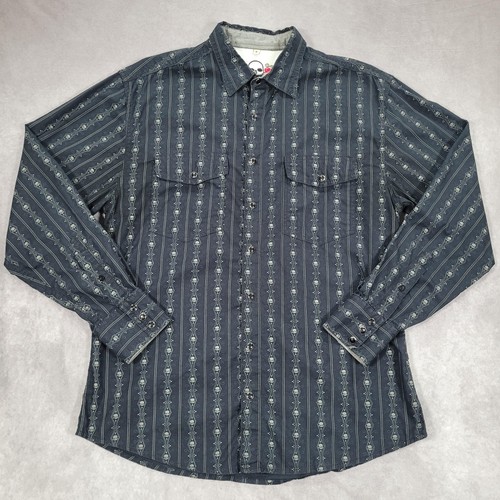 Scully shirt mens small blue - shirt,