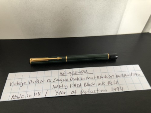 Vintage parker laque - parker, green