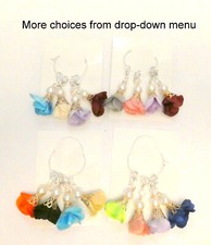 Stitch Markers for Knitting Crochet choice of Cute Fabric Designs and more
