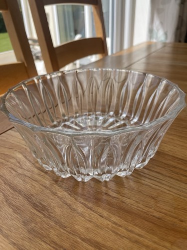 Vintage pressed glass serving - vintage,