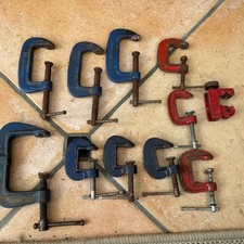 10 x Vintage metal G Clamps