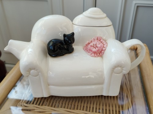 Novelty ceramic white sofa - novelty,