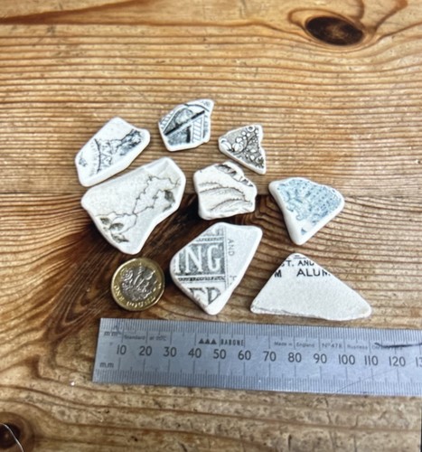 Pieces black brown writing - pieces,