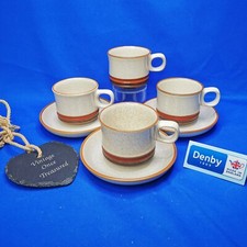 4 x Rustic TEA CUPS with 3 x