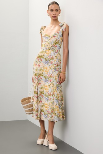 Reformation nadira floral midi - floral,