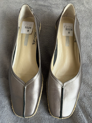 Van dal leather metallic wedge - metallic,