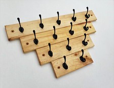 Wooden Coat Rack Key Rack