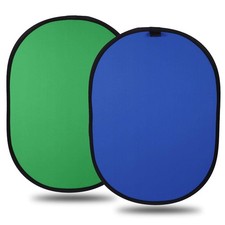 Konseen Chromakey Blue Green Screen Pop Up Background 100x150cm Double Sided