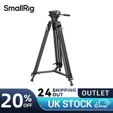 SmallRig Video Tripod ,73" Heavy Duty Tripod w/ 360 Degree Fluid Head -Outlet