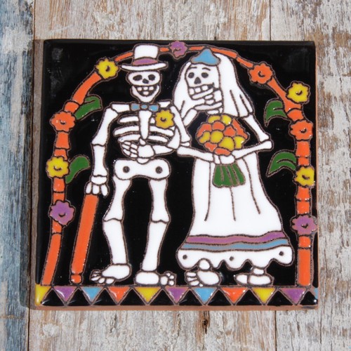 Mexican relief tile 5x10 5 - mexican,