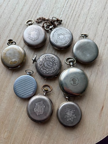 Antique pocket watch job lot - pocket,