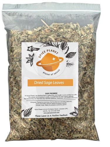Sage dried herb leaf - dried, leaves