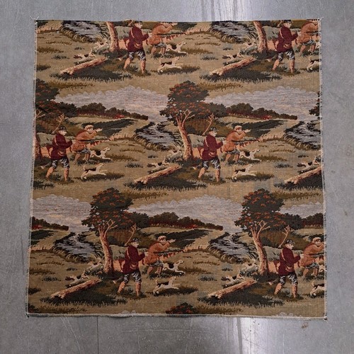 Fox hunting tapestry - hunting,