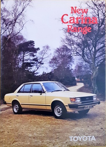 Toyota carina brochure 1981 - toyota,