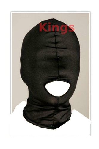 Spandex bondage hood full mask - spandex,