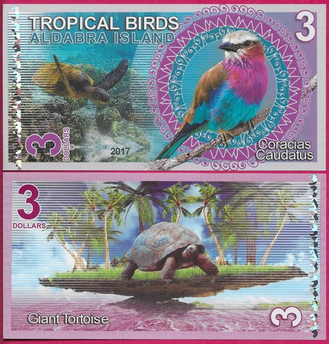Aldabra islands dollars 2017 - aldabra, 3