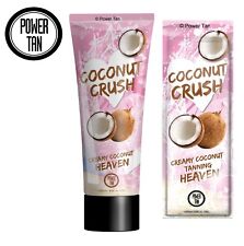 Power Tan Coconut Crush 250ml or 20ml Tanning Lotion Accelerator Cream Sunbed 