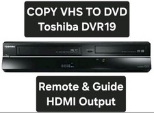 Toshiba VHS DVD Recorder With