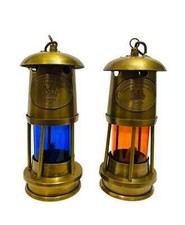 Vintage Brass Safety Miner