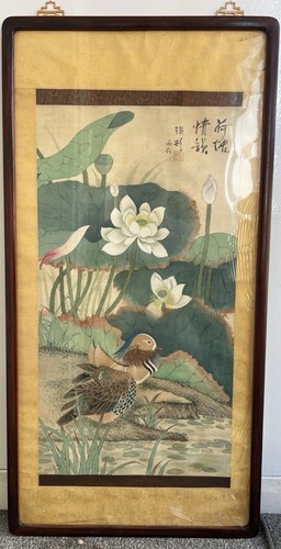 Chinese silk painting - chinese,
