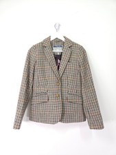 Joules Jacket Size 10 Tweed Parade Aster Houndstooth Country Hacking Blazer