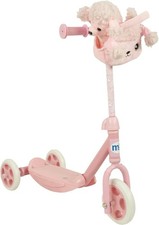 MOVE Pets 2 Go! Pink Tri Scooter with Puppy Pal Poodle 3 Wheels Kids Age 3+