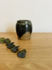 Crail Pottery Studio Vase Scottish Drip Glaze Stoneware Ceramic