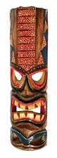TIKI Mask Wooden Wall Plaque