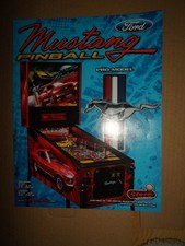 Ford Mustang Pinball Machine Flyer