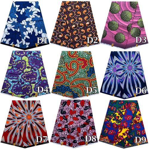 African polycotton wax print - african,