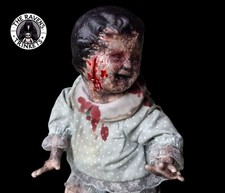 Creepy Horror Doll OOAK  | Creepy Decor | Goth Halloween prop ZOMBIE