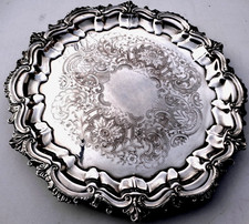 Heavy Large Silver Plated