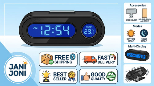 Car mini electronic clock - mini, time