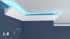 Coving cornice moulding led - cornice,