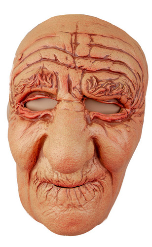 Old man mask - old,