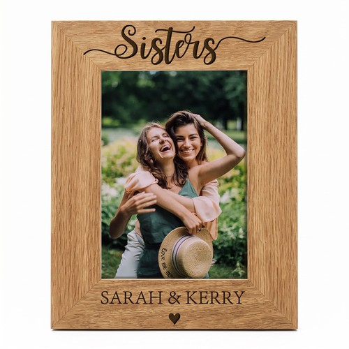 Personalised sisters wooden - sisters,