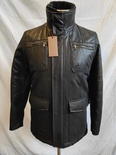 Louis Feraud black Dalmore sherpa collared jacket small