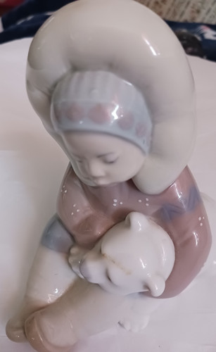Vintage lladro inuit - vintage,