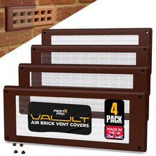 Pest-X Pro Air Brick Vent Cover Mesh Rodent Insect Guard Outdoor Wall UK
