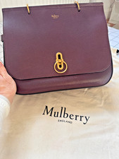 Mulberry Large Amberley Bag In Oxblood - Top Handle 
