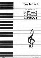 Technics SX-PX662 SX-PX663 SX-PX664 Digital Piano Owners Manual Reprint